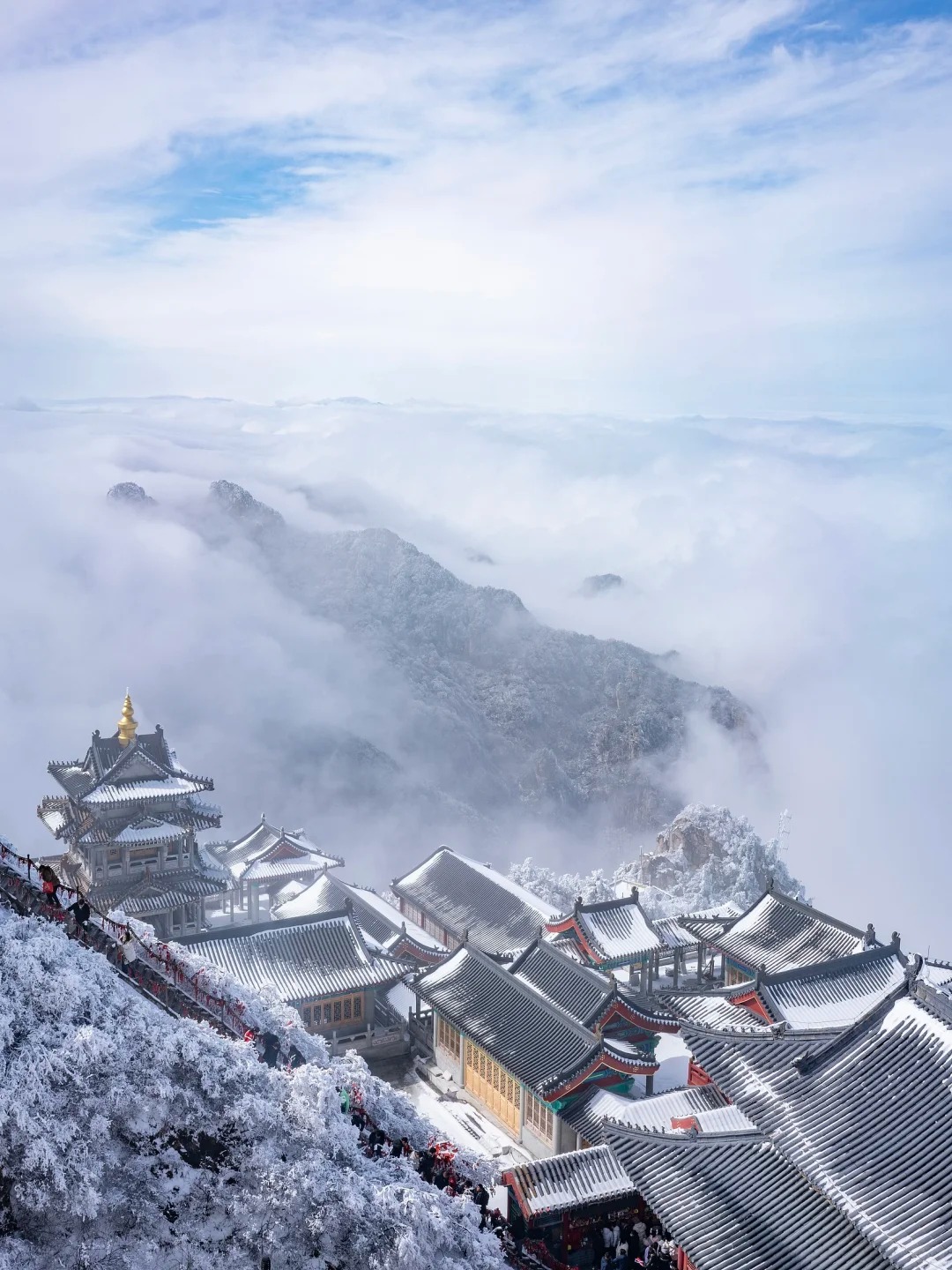 一到冬天❄老君山就美成云顶天宫！_6_携程旅行_老君山-来自52tours 我爱旅游网